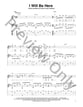 I Will Be Here Guitar and Fretted sheet music cover